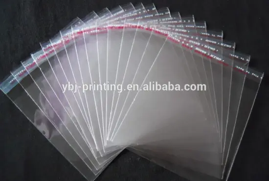 China customized clear opp package bag