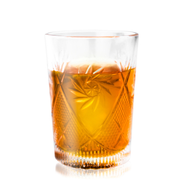 Crystal Clear Glass Engraved Whiskey Glasses for Spirits and Wine