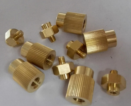 Tembaga yang disesuaikan CNC Lathe Memusingkan Nut