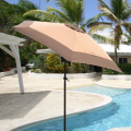 Μπαλινέζικη καφέ ομπρέλα ομπρέλας παραλίας μήκους 10 ποδιών