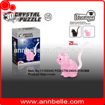 3D crystal jigsaw puzzle new DIY toy educational toy