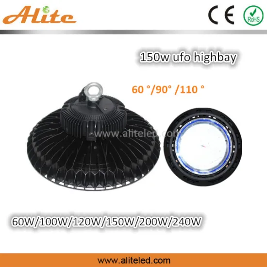 200w UFO High Bay Light Waterproof LED Highbay Warehouse Light Replacement
