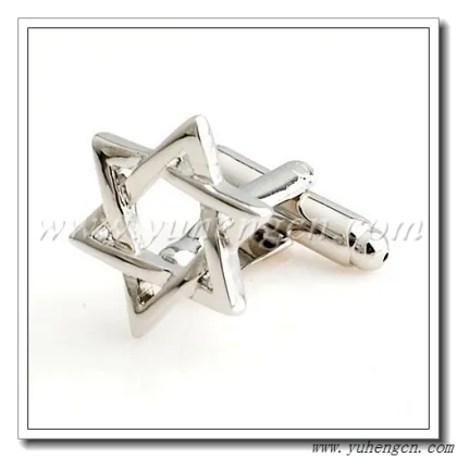 YH-504 Star of David Cufflinks,Fashion Cufflink Design