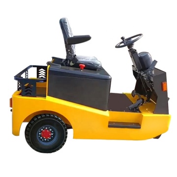 AC Drive Motor Seated Electric Tow Tractor with Hydraulic System and Solid Tires