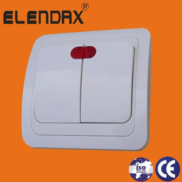 Sakelar Dinding Daya Flush Mount Gaya Eropa (F2001)