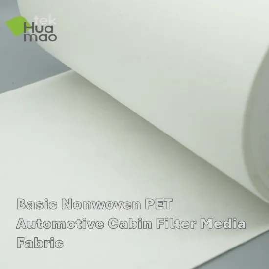 PET Nonwoven Basic Automotive Cabin Filter Media Fabric