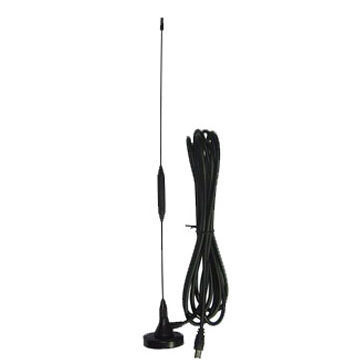 HDTV/GSM Antenna with 45mm Magnetic Base and 3 to 5V Voltage