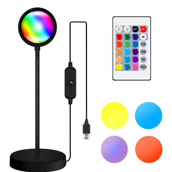 Sunset Projection Atmosphere Night Light: A Modern Home Decorative LED Table Lamp and Floor Light