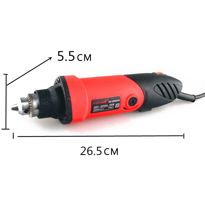 FGHGF 6mm 400w Mini Electric Die Grinder 6 Position Variable Speed Dremel Rotary Tools Grinding Machine Milling Polishing Drill