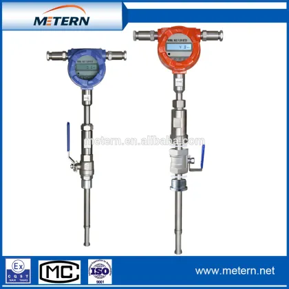 2016 Hot sales compressed air flow meter from Metern company