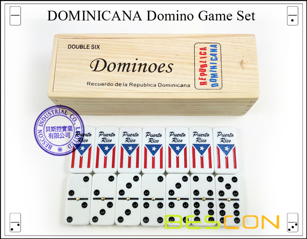 DOMINICANA Domino Game Set