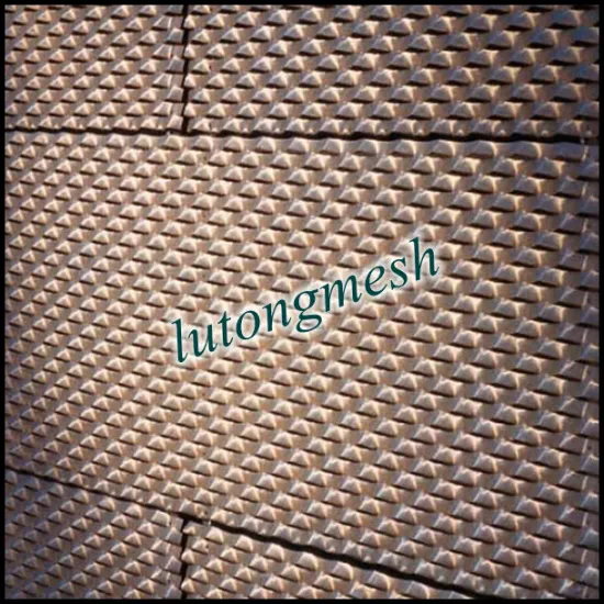 Perforated expanded metal mesh aluminum laser cut art panel for architect Project