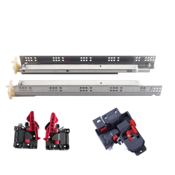 Under Mount Soft Close Drawer Slides for Face Frame Kitchen Cabinets