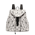 Sacquage géométrique de mode personnalisé Prépy Lady Trawstring Backpack