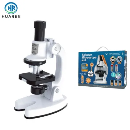 Students' Smart Learning: Comprehensive Science & Engineering Toy Kit featuring a Biological Microscope for Kids