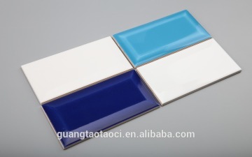 crystal glass subway tile bathroom 100x200mm.75x150mm