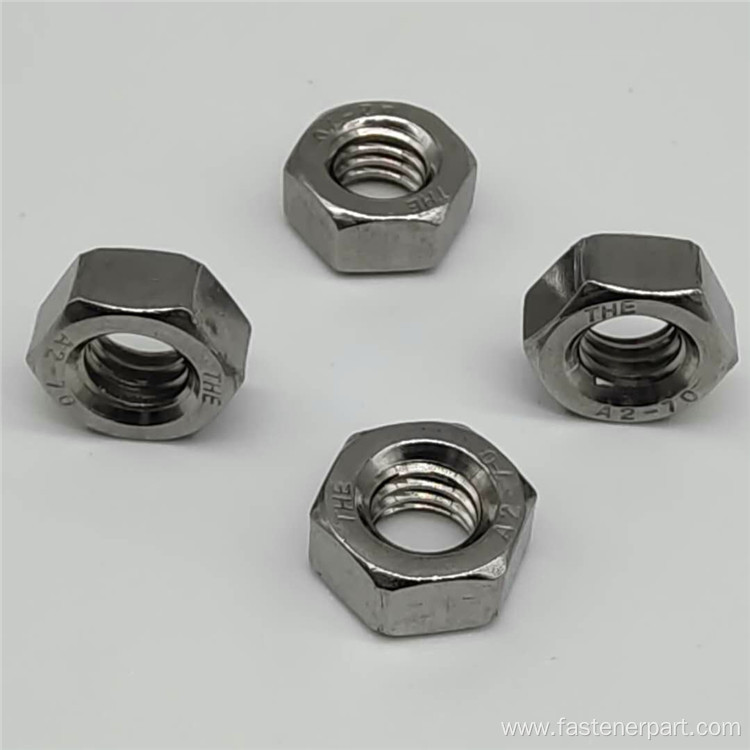 M40 Polished Heavy Hexagon Head Bolt Washer Nut