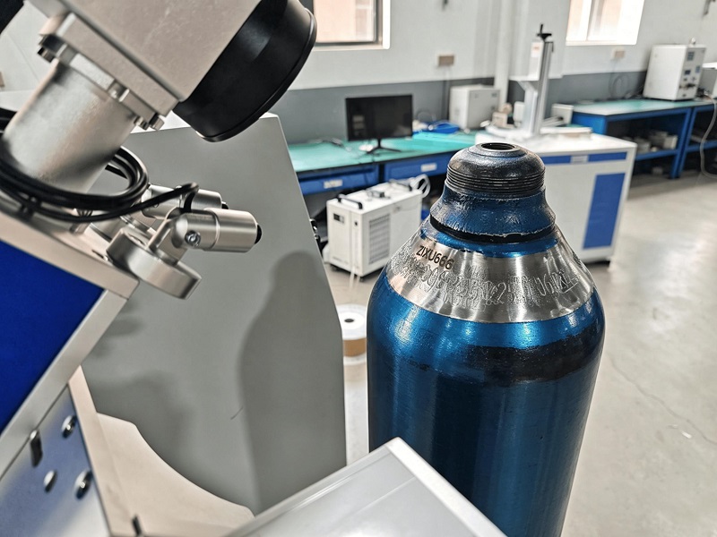 Chuke Intelligent Ships High-Power Laser Cylinder Marking System to the Middle East