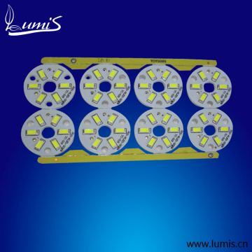 PWB del aluminio con 6 PC 5730 para bombilla de LED de 3W