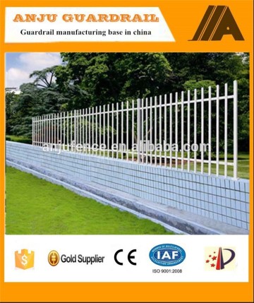 DK009 prefabricated steel fence,galvanized steel fence,galvanized spearhead steel fence