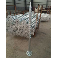 Galvanized Construction Ground Screw With Flange