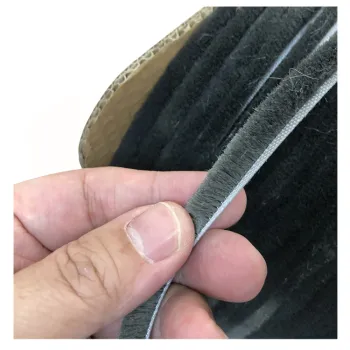 4-Roll Grey Wardrobe Door Seal Weather Stripping 7x8mm Silicon Strip