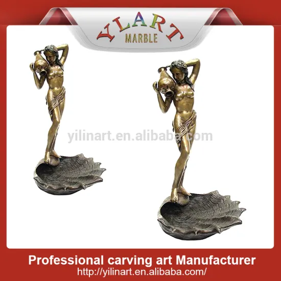 Nude Lady Bronze water Fountain YL-K189