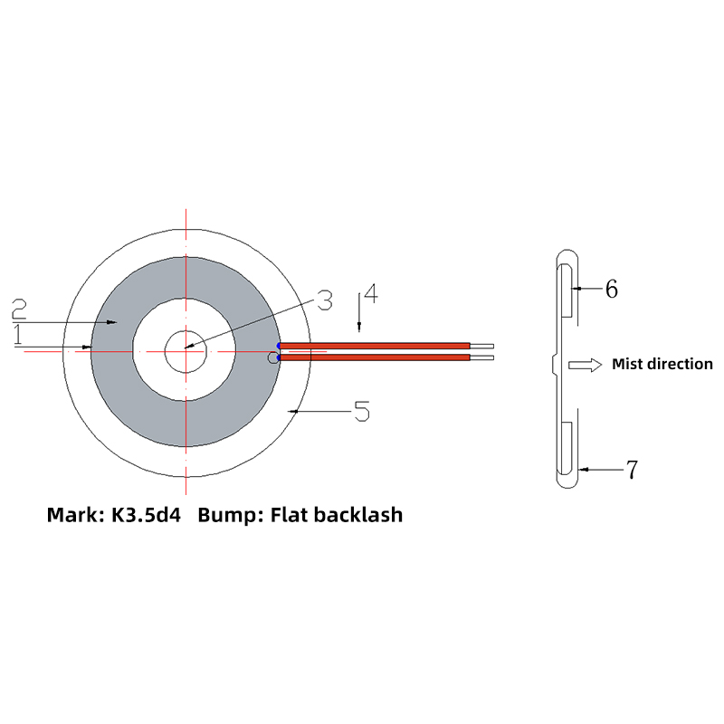 Fragrance humidifier atomizer plate