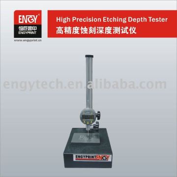 Display Electronic Pad Printing Steel Plate Etching Depth Tester
