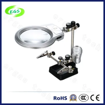 LED Magnifiering Lamp, ESD Safe Magnifer Lamp, 3X 5X 8X 10X Magnifier Lamp