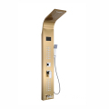 Smart Wall-Mounted LED Shower Panel with Stainless Steel Rain Shower Head