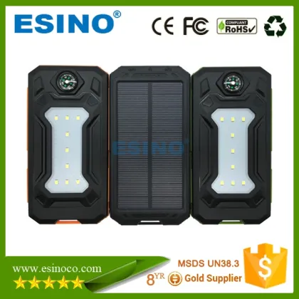 Move Power Solar Charger ROHS Power Bank Charger Solar Power Battery Charger