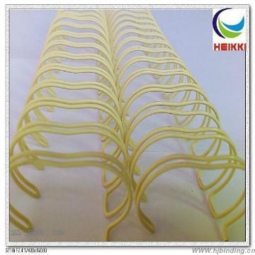 Precut double wire for binding in carton