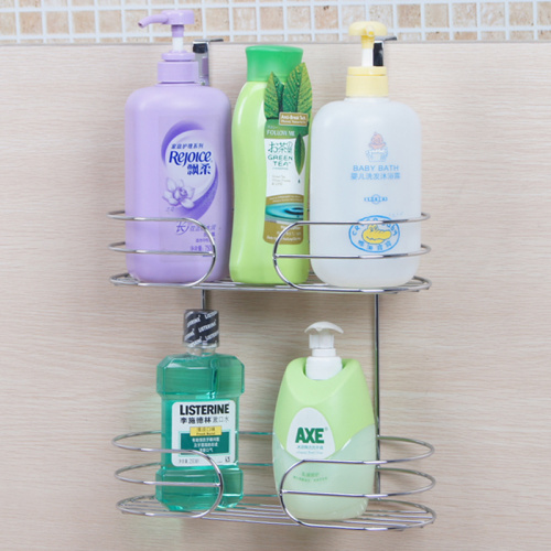 Bathroom Accessories Shower Shelf Fashion iron hanging towel bathroom rack shower shelf Supplier