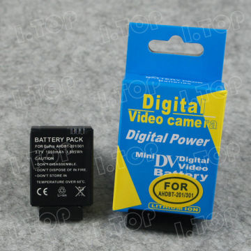 Digital Camera Battery for Gopro Hero AHDBT-201, AHDBT-301,AHDBT-001 , China camera battery factory