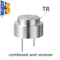 16 * 10mm 40khz الألومنيوم ماء كهرضغطية استشعار جهاز الإرسال والاستقبال