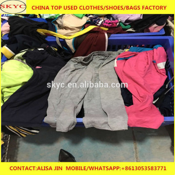 bales cheap sports used clothes for men used clothing plus size basketball T-shirts and short pants in bales for adults