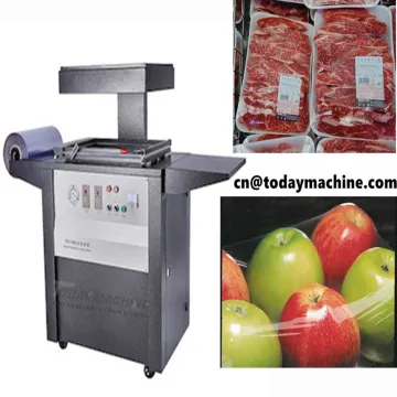 Meat Tray Vacuum Skin Seal Packaging Machine  pork  shrimp Vacuum skin packaging machine
