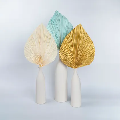 2022 Popular Tropical Dried Palm Leaves for Wedding Decorations