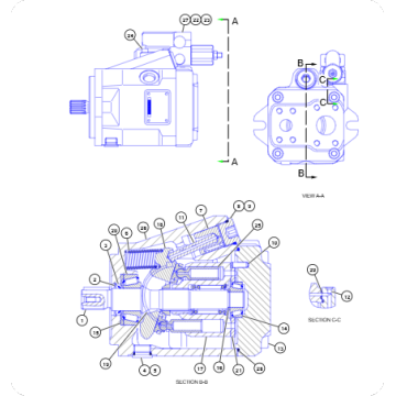 Wheel Loader 988K Piston Pump 333-3788/3333788