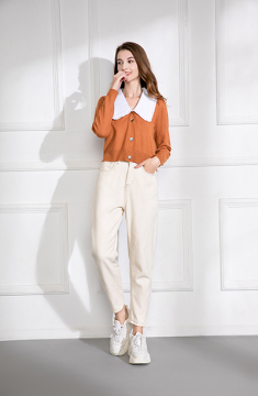Large-neck sweater