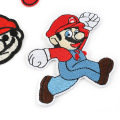 Logotipo do bordado de animação do Super Mario