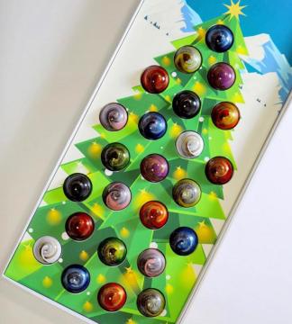 Magnet control LED light paper chocolate box packaging