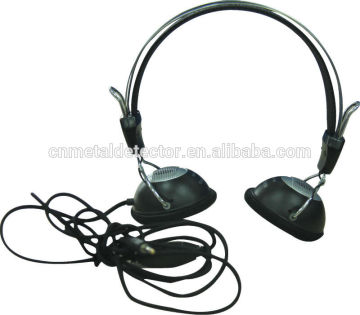 Earphone for gold metal detector