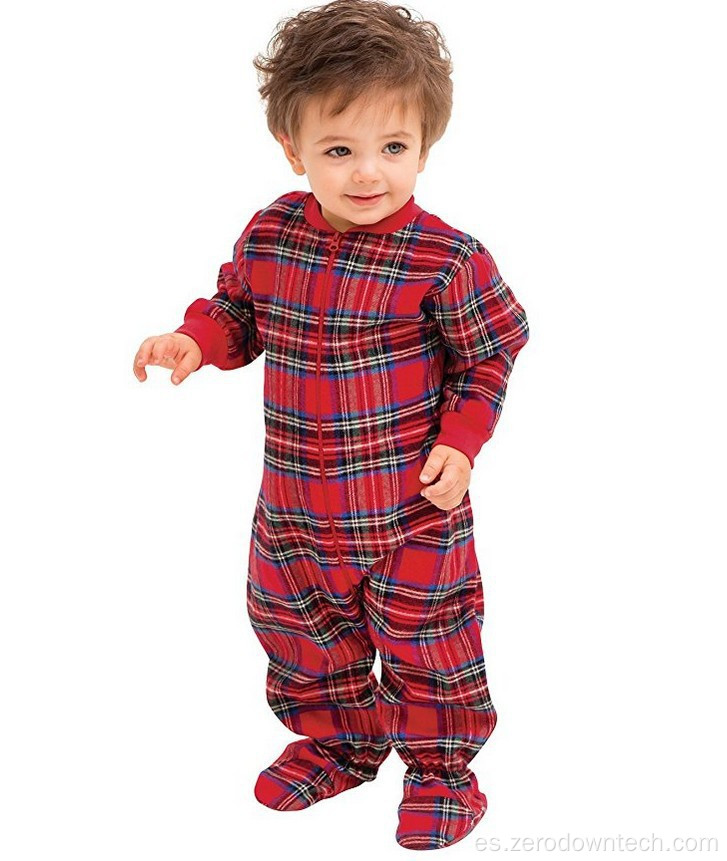 Christmas PJs Reindeer Ropa de dormir con capucha de una pieza