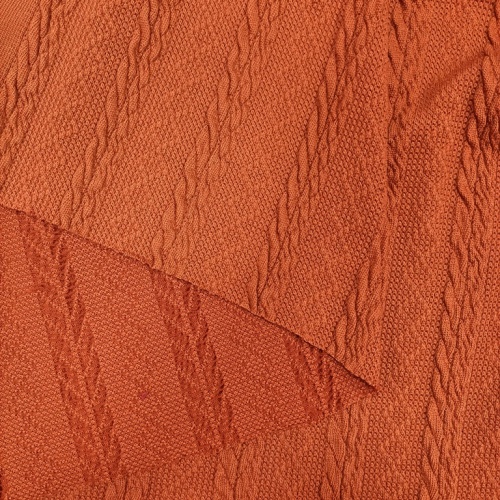 Polyester mit Spandex -Strick -Jacquard -Stoff