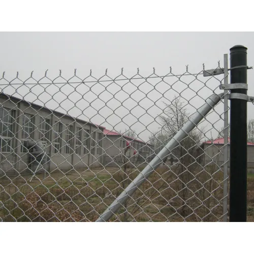 Galvanized Steel Chain Link Fence Anping Galvanized Diamond Chain Link Wire Mesh Fence Factory