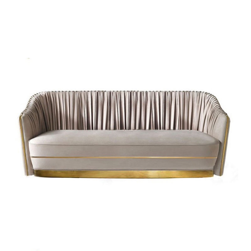 Sofa Minimalisme personnalisé Light Luxury Living Room Sofa pour une petite maison Villa