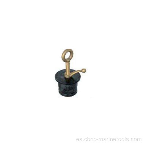 Tapones de plástico Scupper, negro