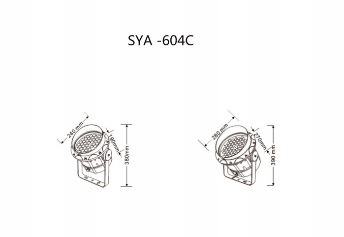 Floodlight widely used in architectural lighting